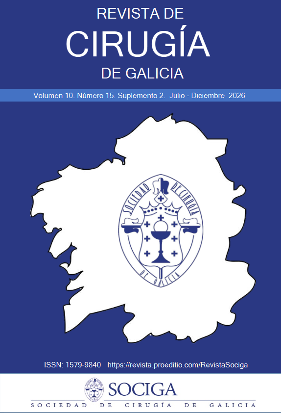 					Ver Vol. 10 Núm. 15 (2026): Revista de Cirugía de Galicia (julio-diciembre) (Suplemento 2)
				