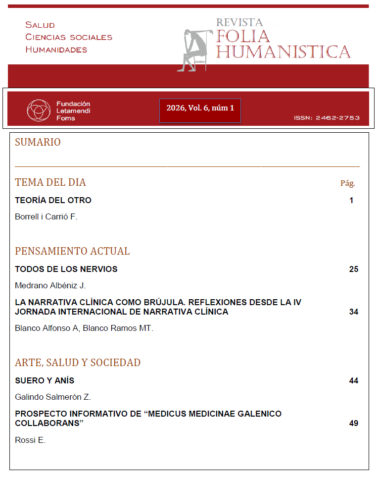 					Ver Vol. 6 Núm. 1 (2026): Folia Humanística
				